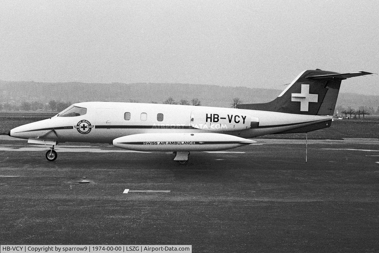 HB-VCY, 1972 Gates Learjet 24D C/N 267, At Grenchen