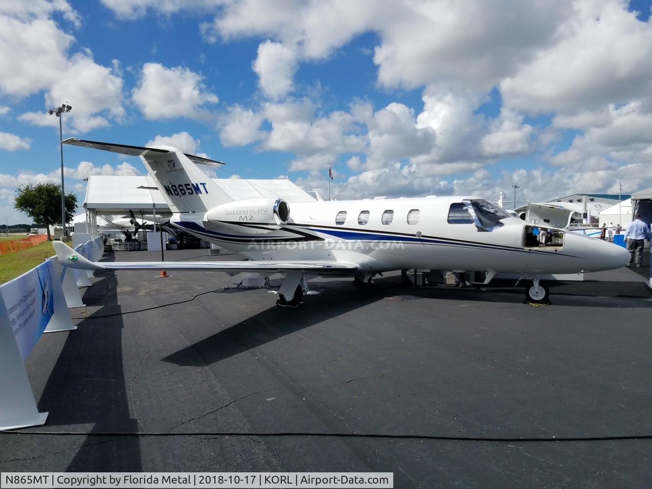 N865MT, 2015 Cessna 525 Citation M2 C/N 525-0865, Citation M2