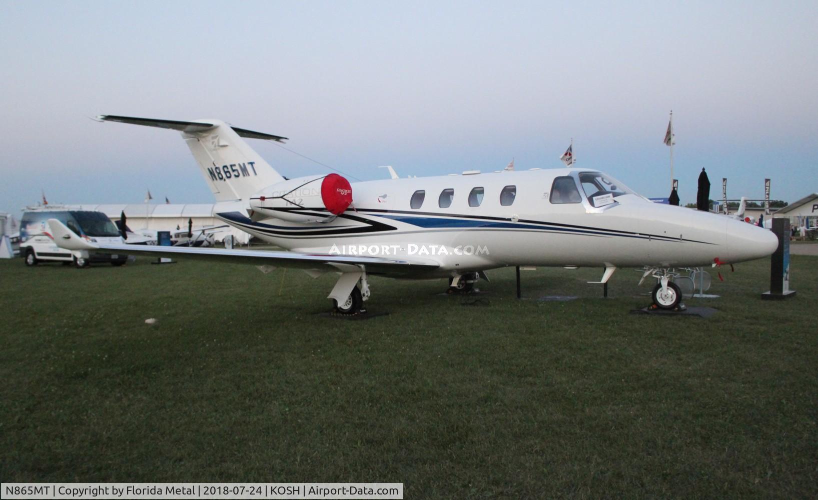 N865MT, 2015 Cessna 525 Citation M2 C/N 525-0865, Citation M2