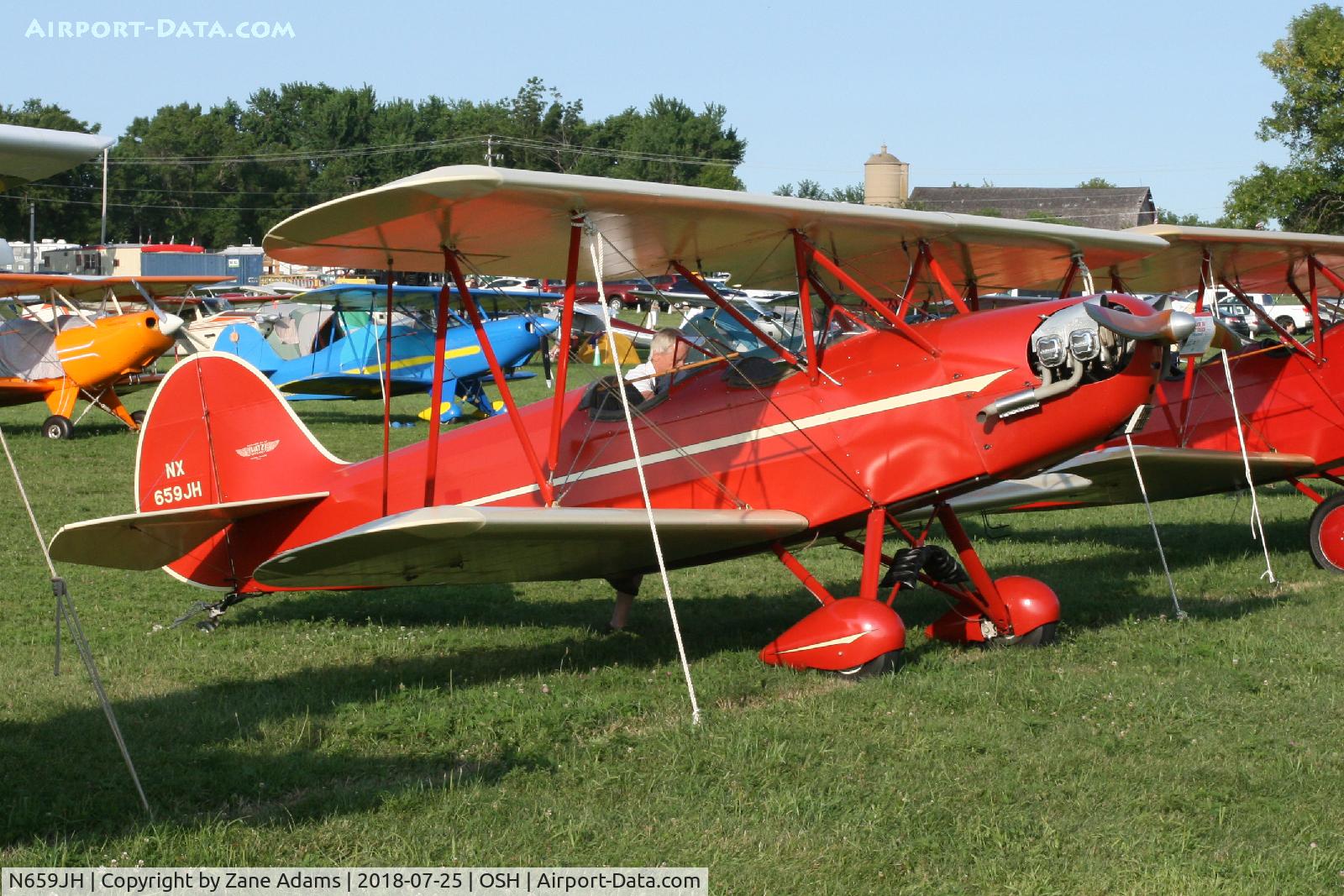 N659JH, Hatz CB-1 C/N 90, At the 2018 EAA AirVenture - Oshkosh, Wisconsin