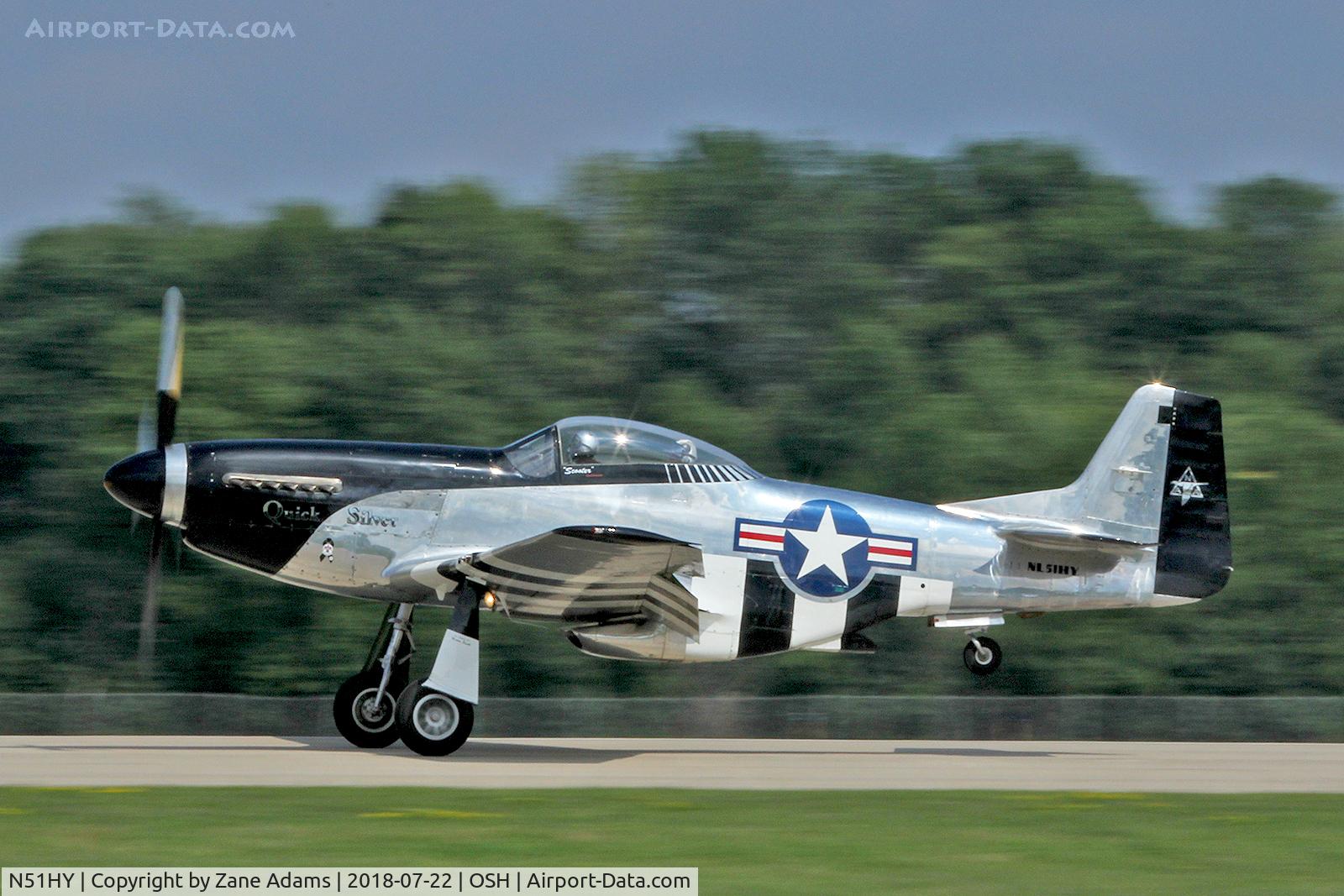 N51HY, 1944 North American P-51D Mustang C/N 124-48192, At the 2018 EAA AirVenture - Oshkosh, Wisconsin