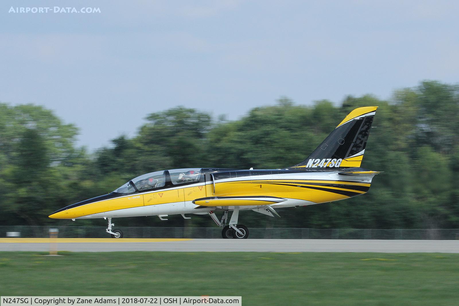 N247SG, 1984 Aero Vodochody L-39C C/N 433135, At the 2018 EAA AirVenture - Oshkosh, Wisconsin