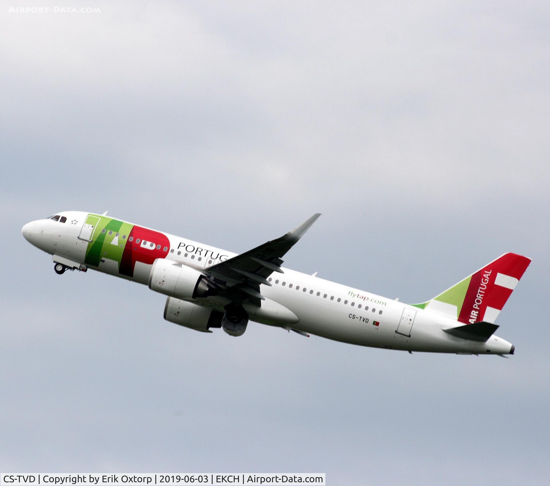 CS-TVD, 2019 Airbus A320-251N C/N 8907, CS-TVD Taking off rw 22R
