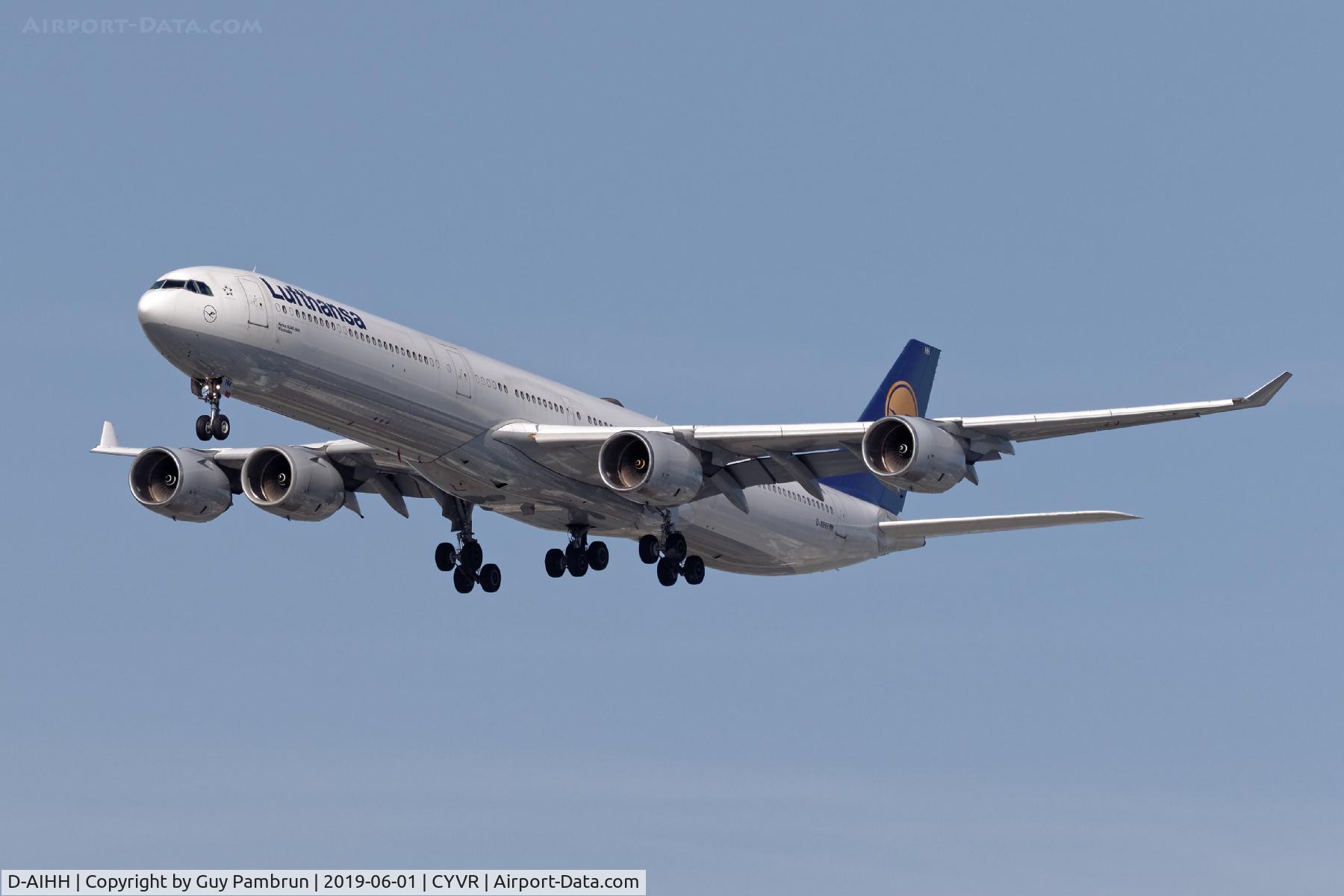 D-AIHH, 2004 Airbus A340-642 C/N 566, Landing