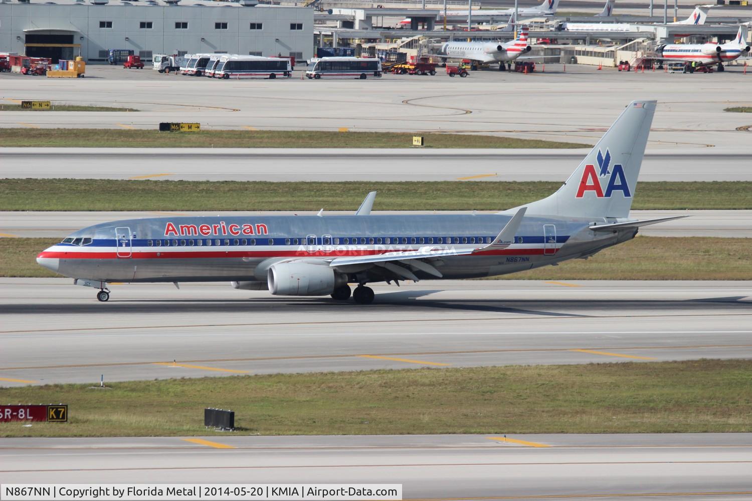 N867NN, 2011 Boeing 737-823 C/N 40762, American