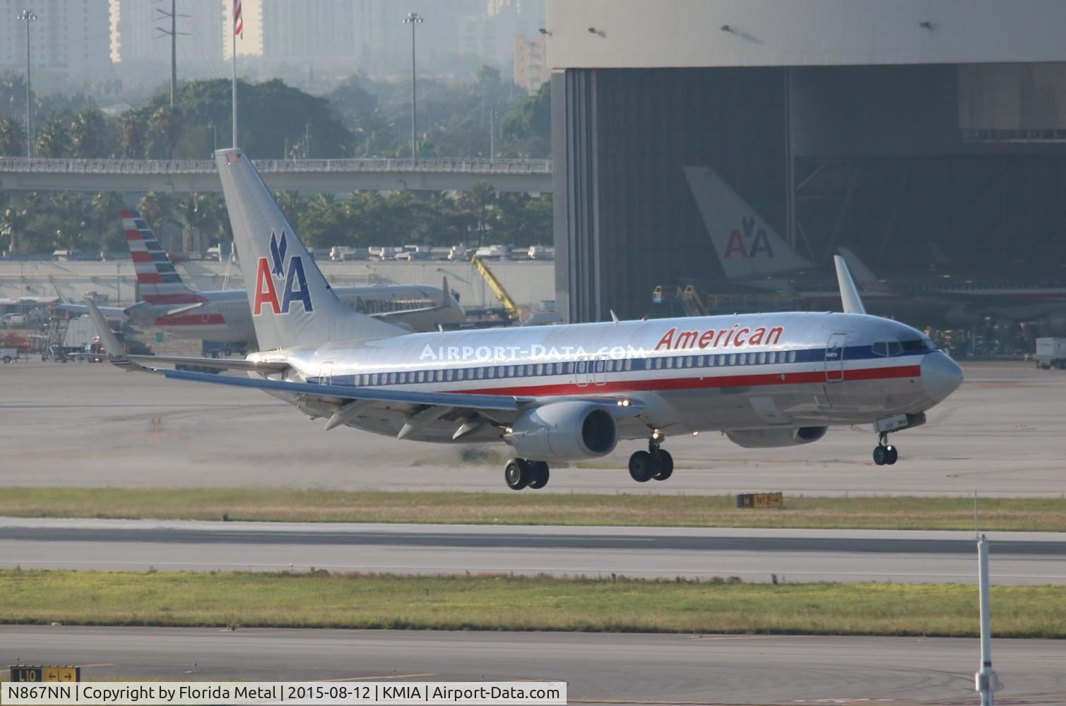 N867NN, 2011 Boeing 737-823 C/N 40762, American