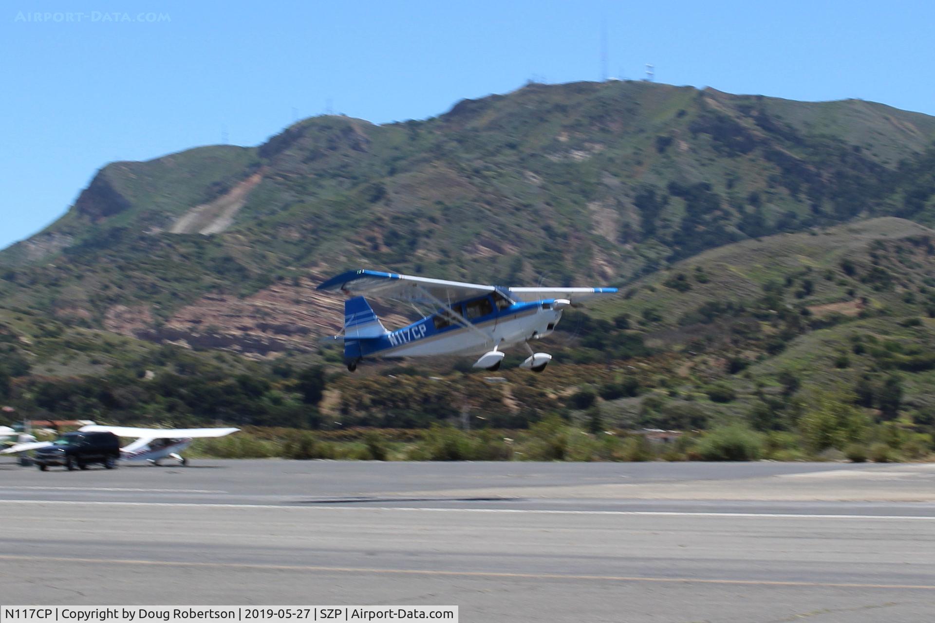 N117CP, American Champion 7GCBC Citabria C/N 1275-99, 1999 American Champion 7GCBC CITABRIA of CP Aviation, Lycoming O-320 150 Hp, takeoff climb Rwy 22