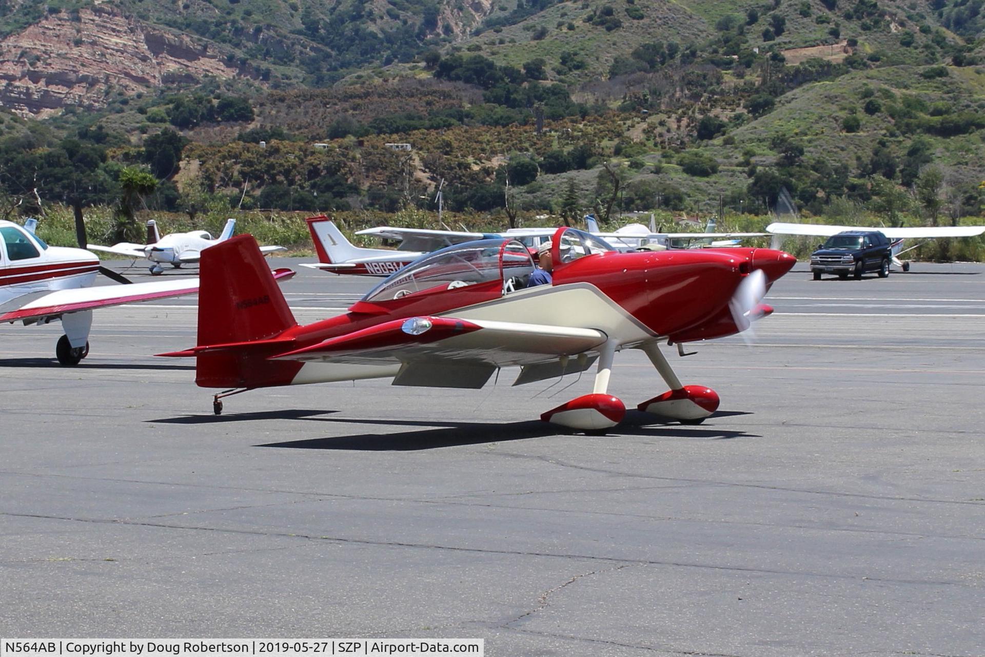 N564AB, 2015 Vans RV-8 C/N 82916, 2015 Bello Ariel VANs RV-8, Superior XP-360, taxi