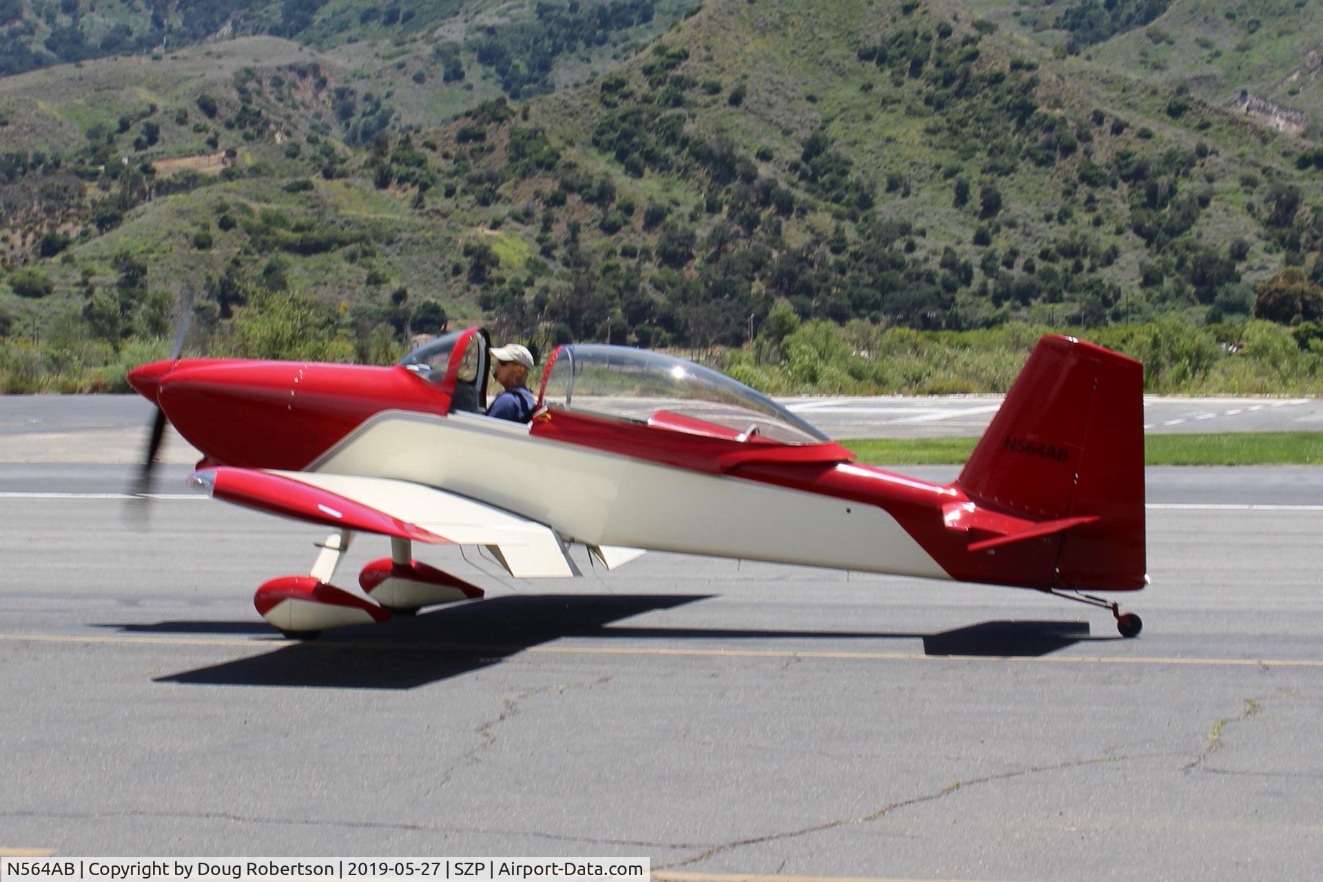 N564AB, 2015 Vans RV-8 C/N 82916, 2015 Bello Ariel VANs RV-8, Superior XP-360, taxi