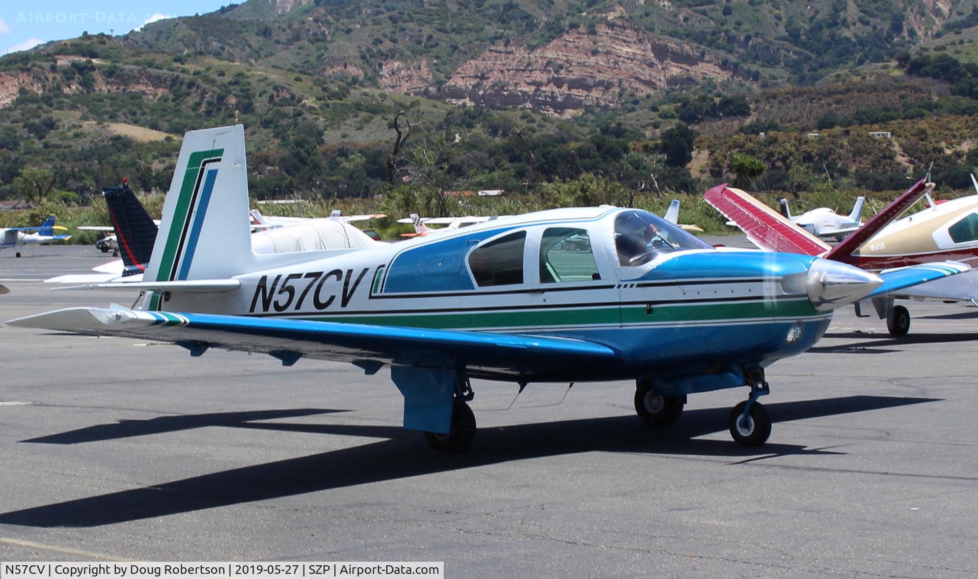 N57CV, 1963 Mooney M20C Ranger C/N 2634, 1963 Mooney M20C Mark 21, Lycoming O&VO-360 180 Hp, not a Ranger until 1970 model year, Taxi to Fuel Dock.