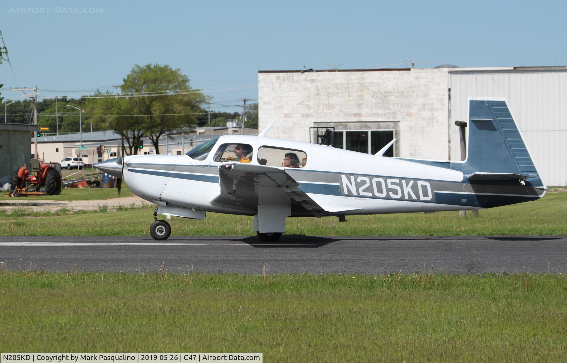 N205KD, 1986 Mooney M20J 201 C/N 24-3017, Mooney M20J