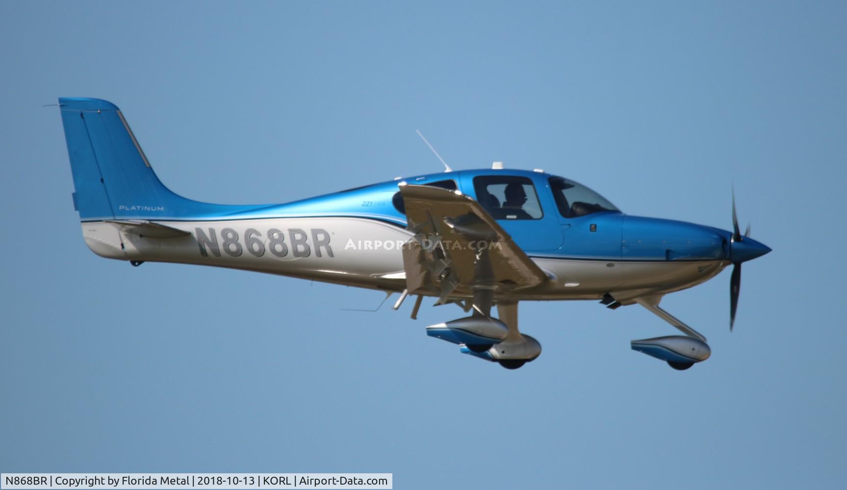 N868BR, 2018 Cirrus SR22T C/N 1779, Cirrus SR22