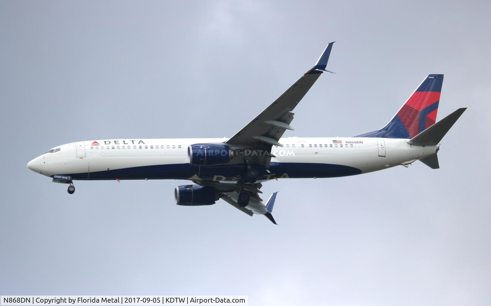 N868DN, 2016 Boeing 737-932/ER C/N 31978, Delta 737-932