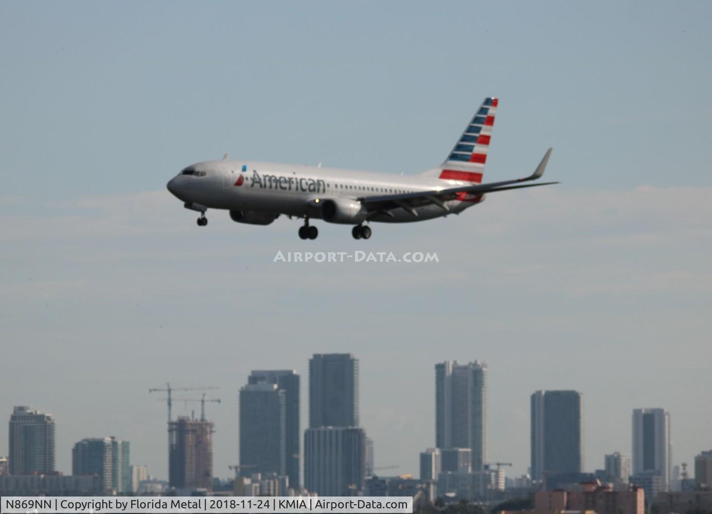 N869NN, 2011 Boeing 737-823 C/N 40764, American 737-823