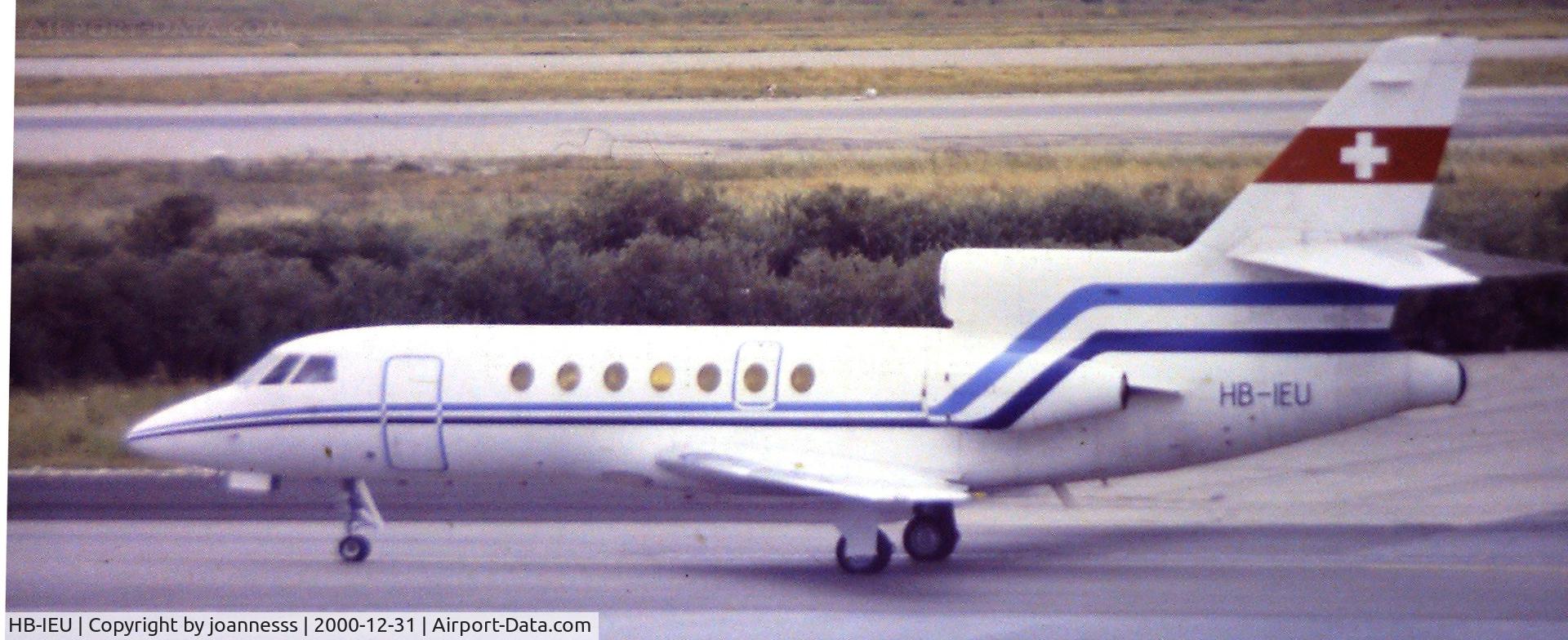 HB-IEU, 1980 Dassault Falcon 50 C/N 27, Aéroport de Nice, France '80s