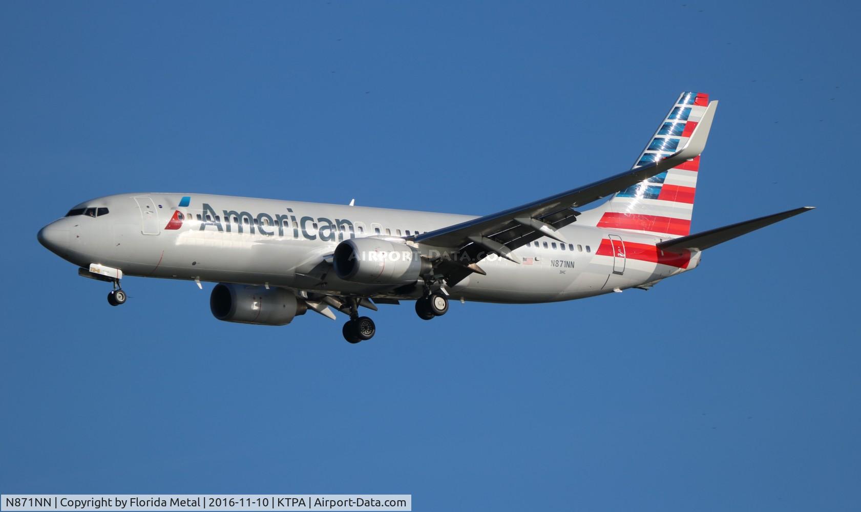 N871NN, 2011 Boeing 737-823 C/N 31127, American 737-823