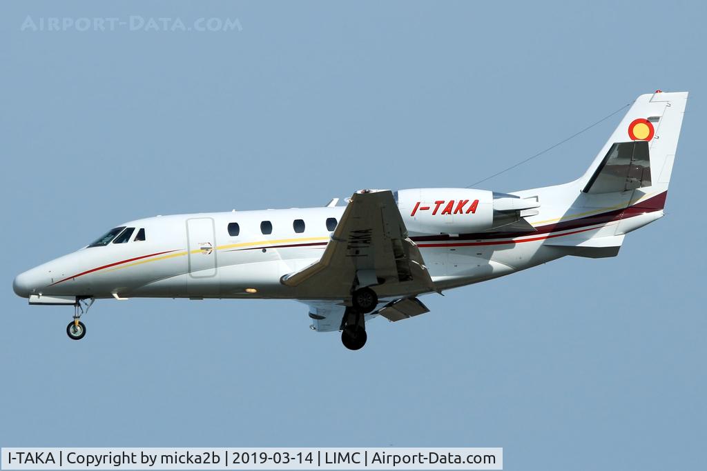 I-TAKA, 2005 Cessna 560XLS Citation Excel C/N 560-5537, Landing