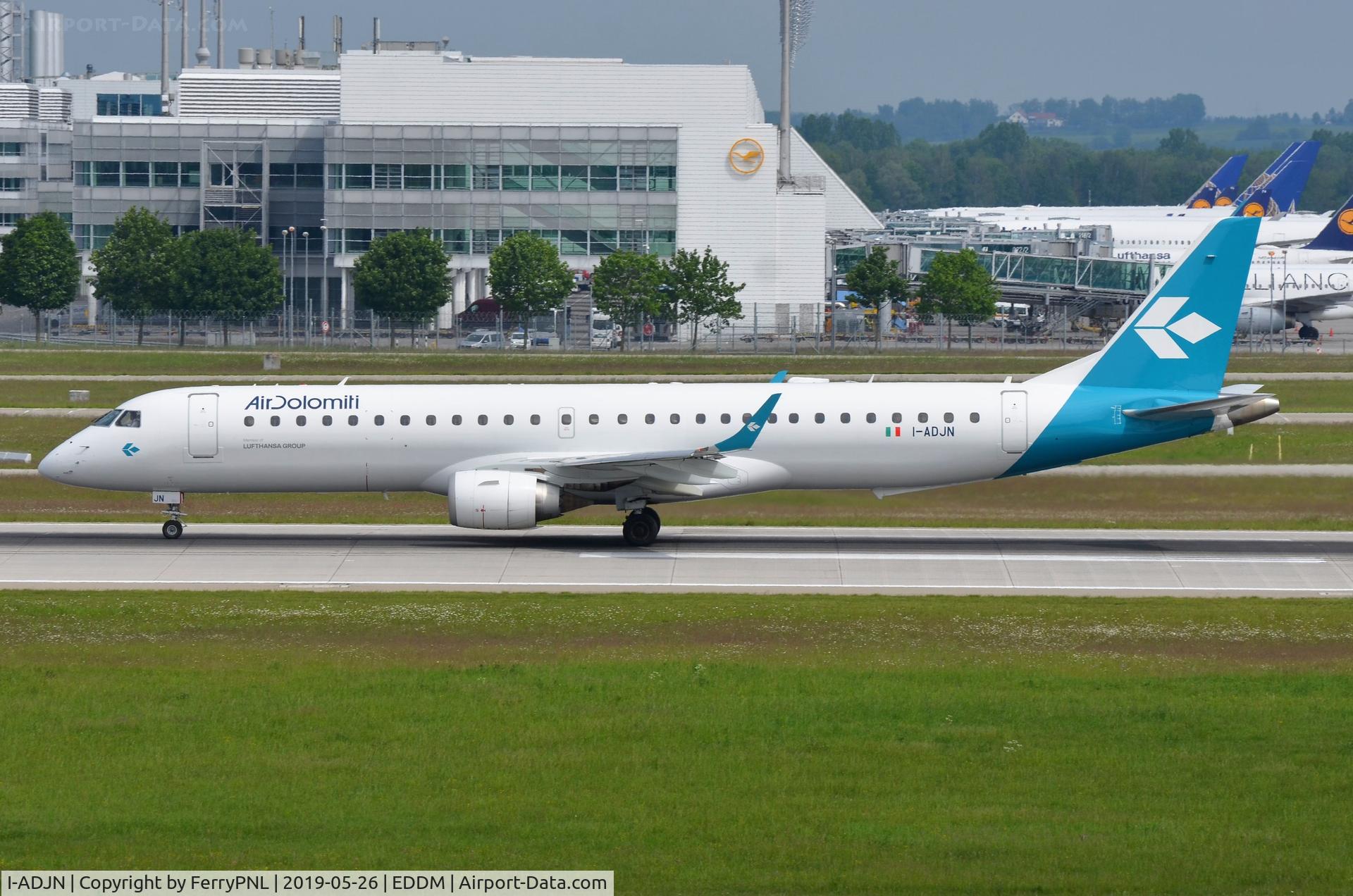 I-ADJN, 2009 Embraer 195LR (ERJ-190-200LR) C/N 19000270, Air Dolomiti ERJ195 in revised livery
