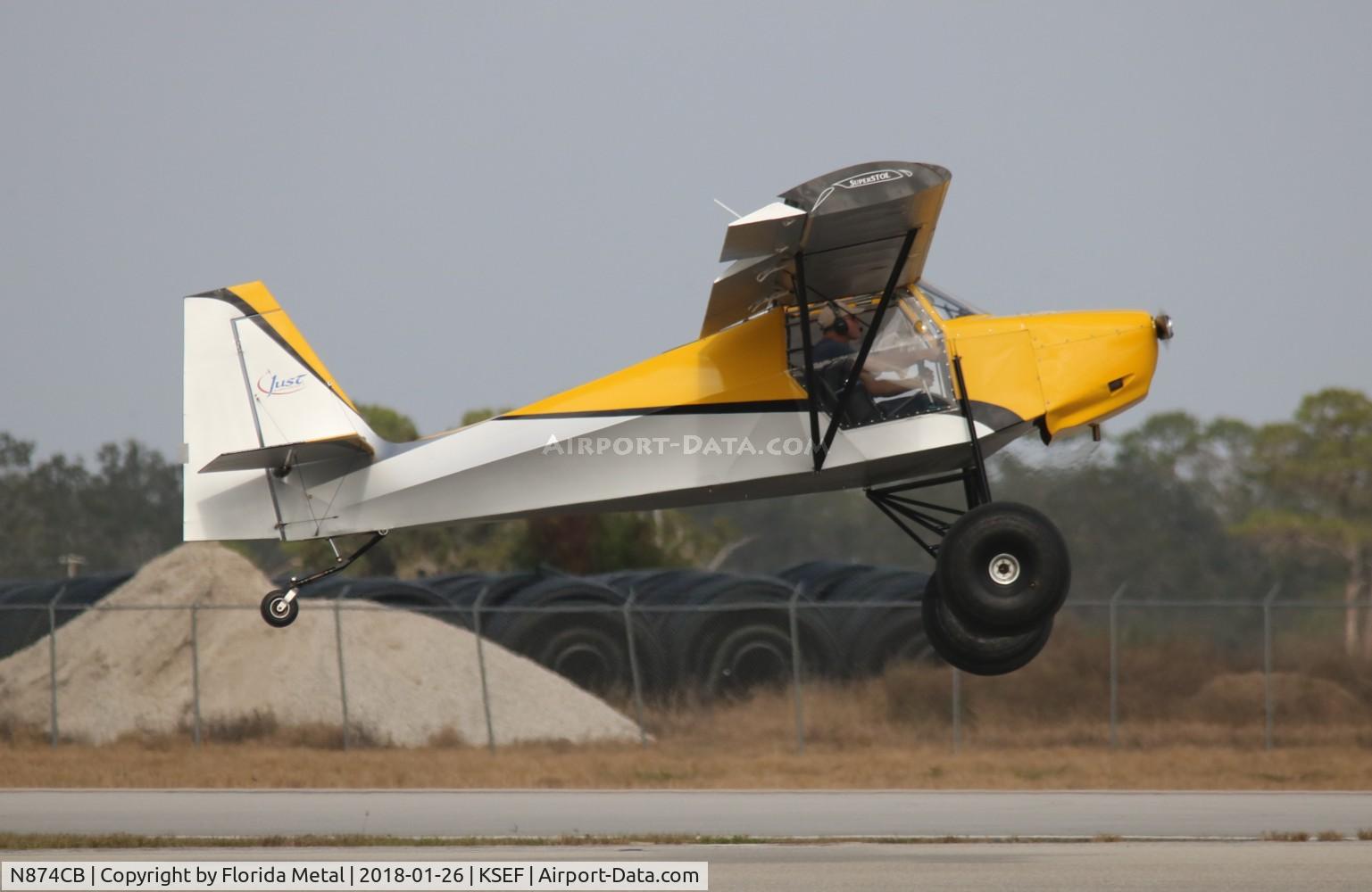 N874CB, 2015 Just Aircraft JA30 Superstol C/N JA403-08-14, Superstol