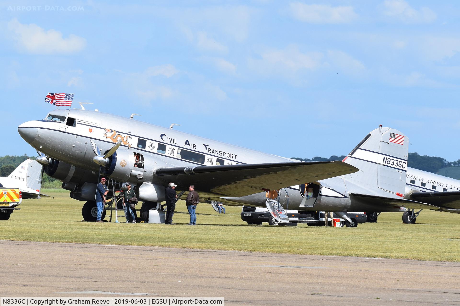 N8336C, 1942 Douglas DC-53-DO C/N 7313, Parked at Duxford.