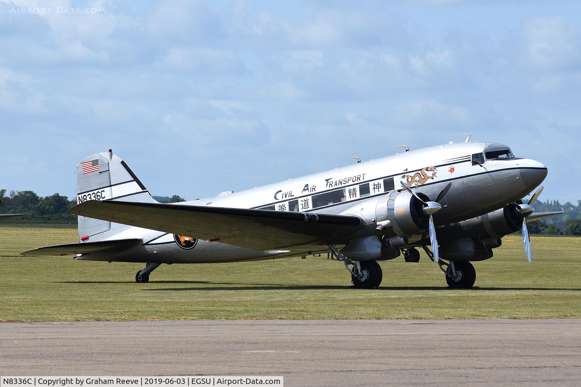 N8336C, 1942 Douglas DC-53-DO C/N 7313, Parked at Duxford.