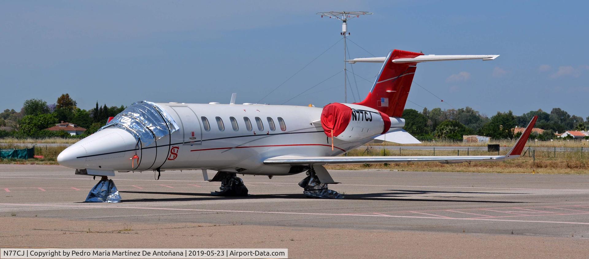 N77CJ, 2005 Learjet 45 C/N 45-2026, Aeropuerto de Córdoba - Spain