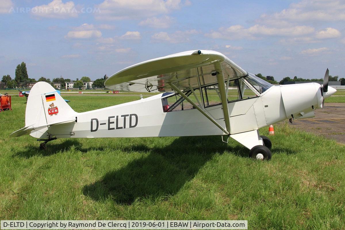 D-ELTD, 1951 Piper PA-18-150 Super Cub C/N 18-1460, At Antwerp Airport.