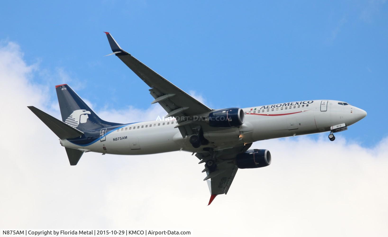 N875AM, 2014 Boeing 737-852 C/N 36705, Aeromexico