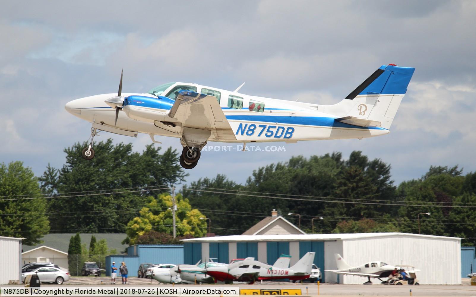 N875DB, 1980 Beech 58 Baron C/N TH-1135, Beech 58