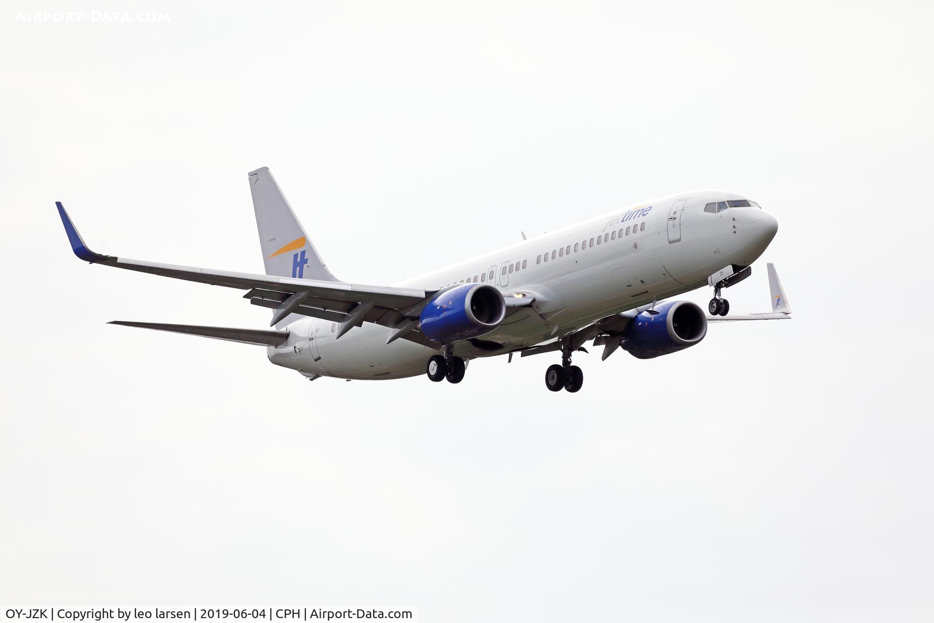 OY-JZK, 2005 Boeing 737-86Q C/N 30296, Copenhagen 4.6.2019