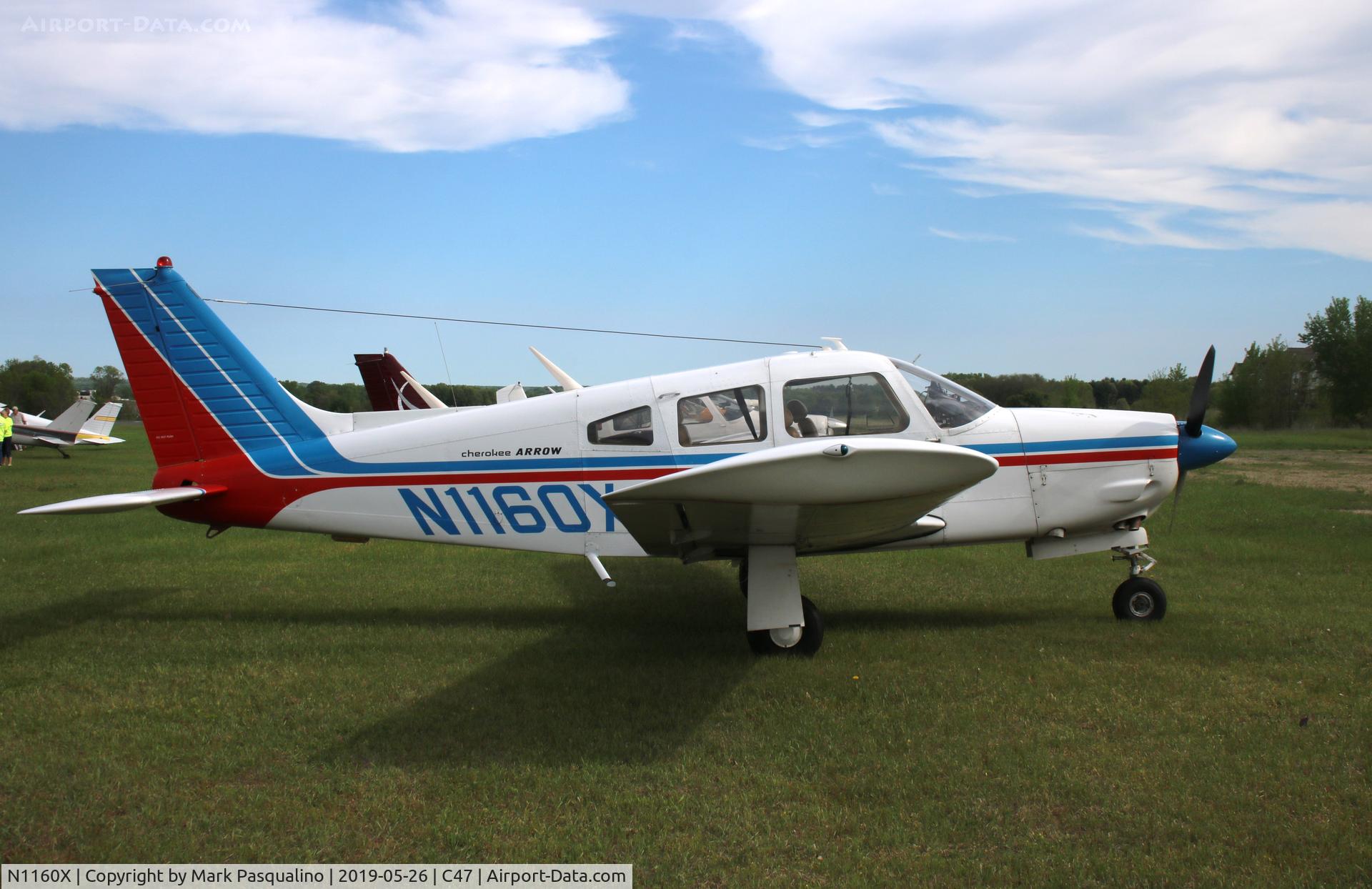 N1160X, 1975 Piper PA-28R-200 C/N 28R-7535261, Piper PA-28R-200