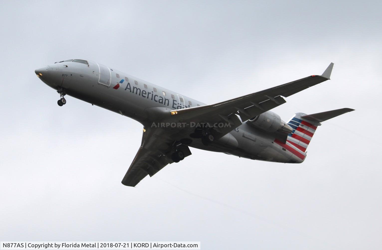 N877AS, 2001 Bombardier CRJ-200ER (CL-600-2B19) C/N 7579, American Eagle