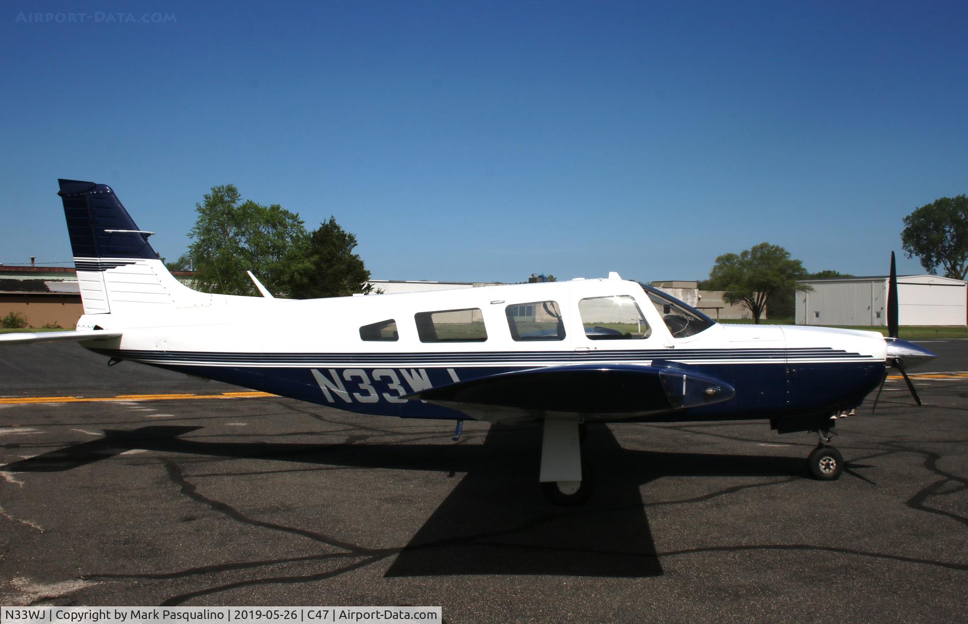 N33WJ, 1977 Piper PA-32R-300 Cherokee Lance C/N 32R-7780443, Piper PA-32R-300