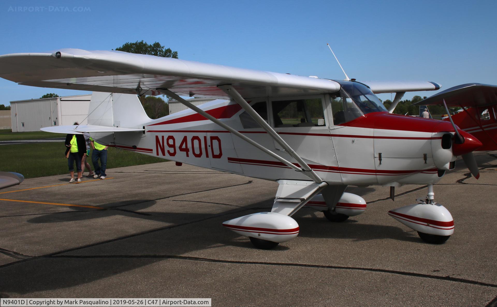 N9401D, 1958 Piper PA-22-160 Tri Pacer C/N 22-6374, Piper PA-22-160