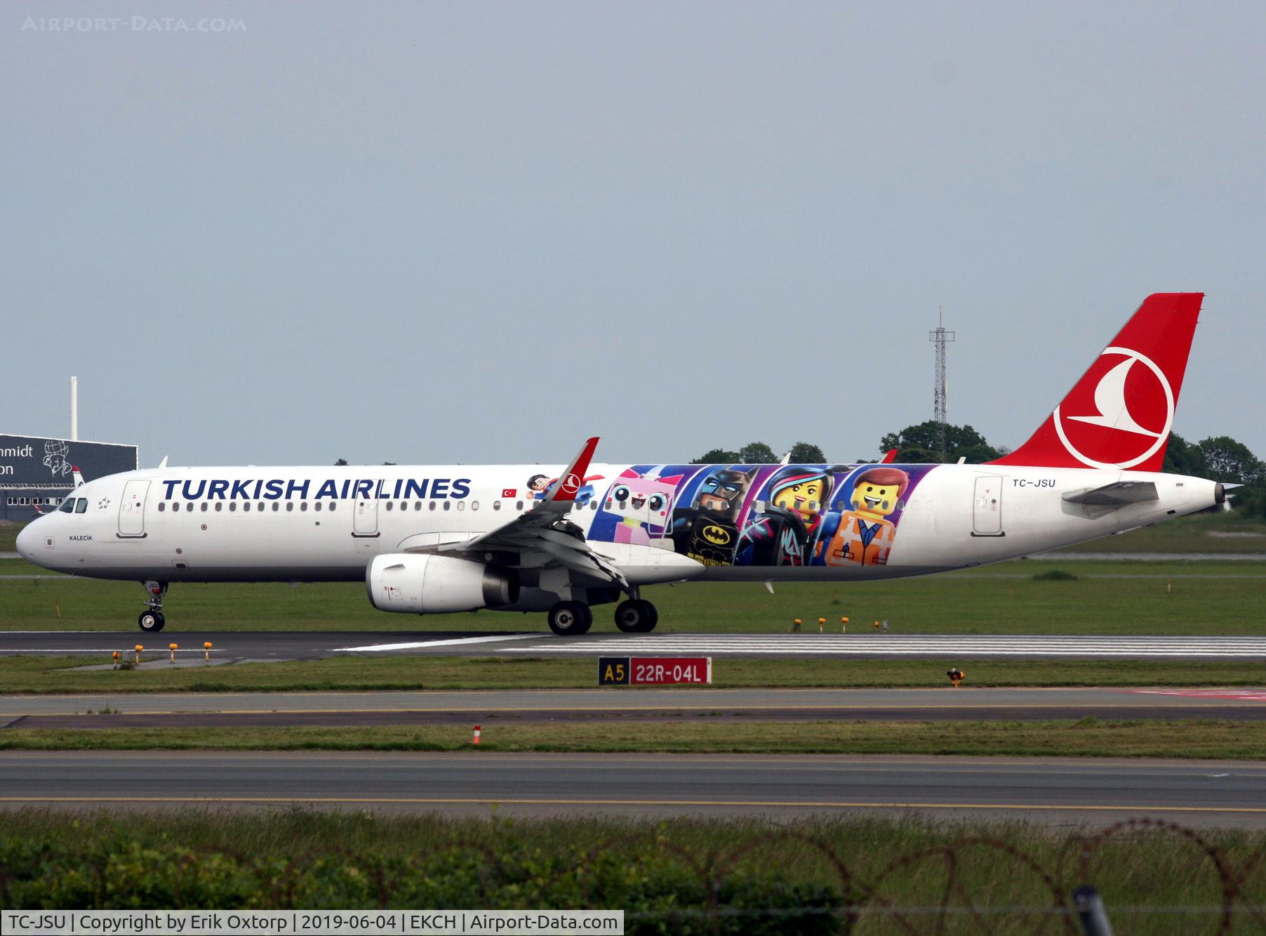 TC-JSU, 2015 Airbus A321-231 C/N 6709, TC-JSU landed rw 04L