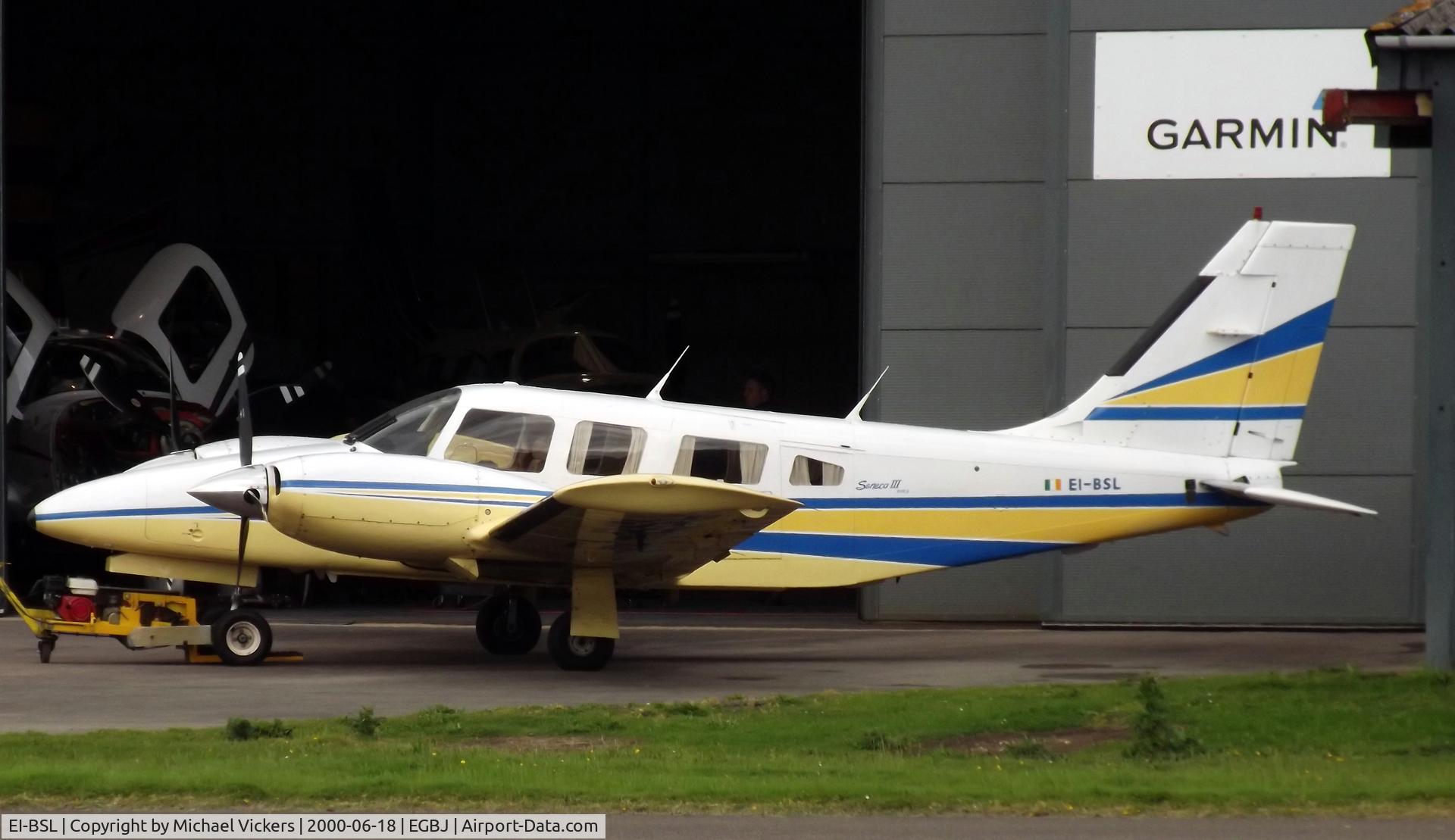 EI-BSL, Piper PA-34-220T Seneca III C/N 34-8233041, Staverton