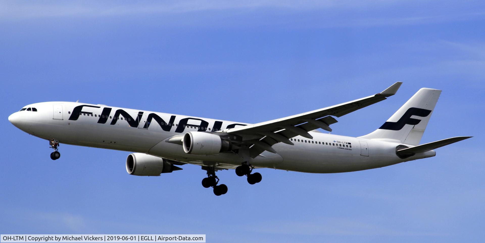 OH-LTM, 2009 Airbus A330-302E C/N 994, Landing 27R