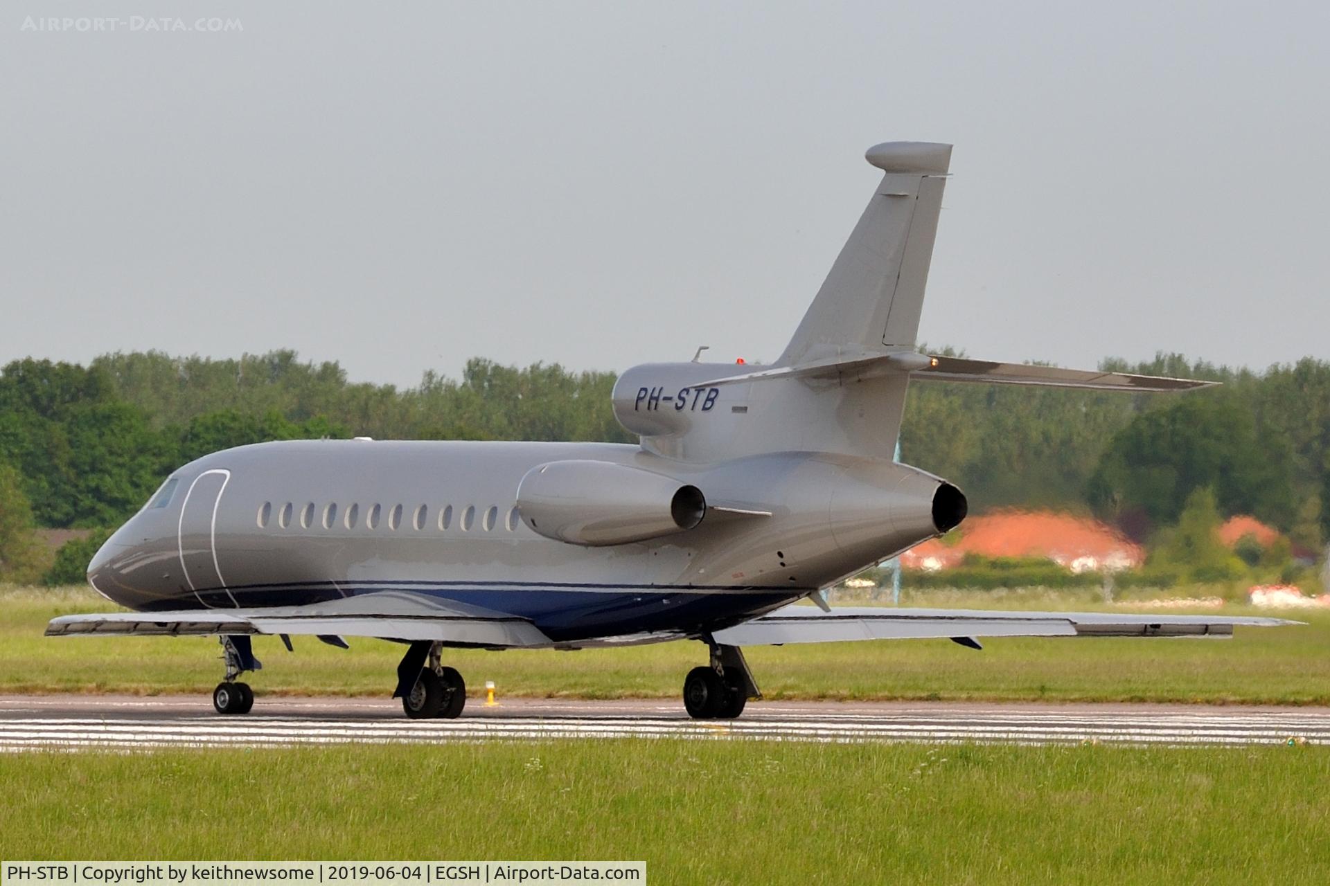 PH-STB, 2001 Dassault Falcon 900C C/N 194, At Norwich bound for Nice !
