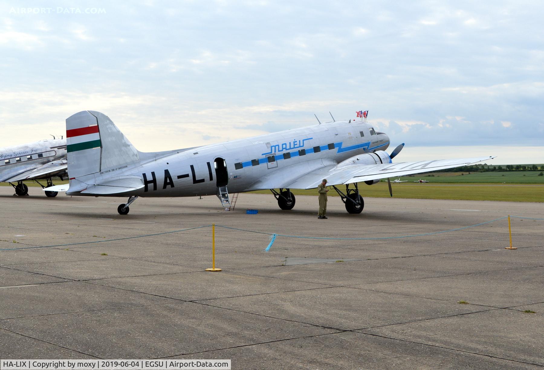 HA-LIX, 1949 Lisunov Li-2T Cab C/N 18433209, Lisunov Li-2T at Duxford