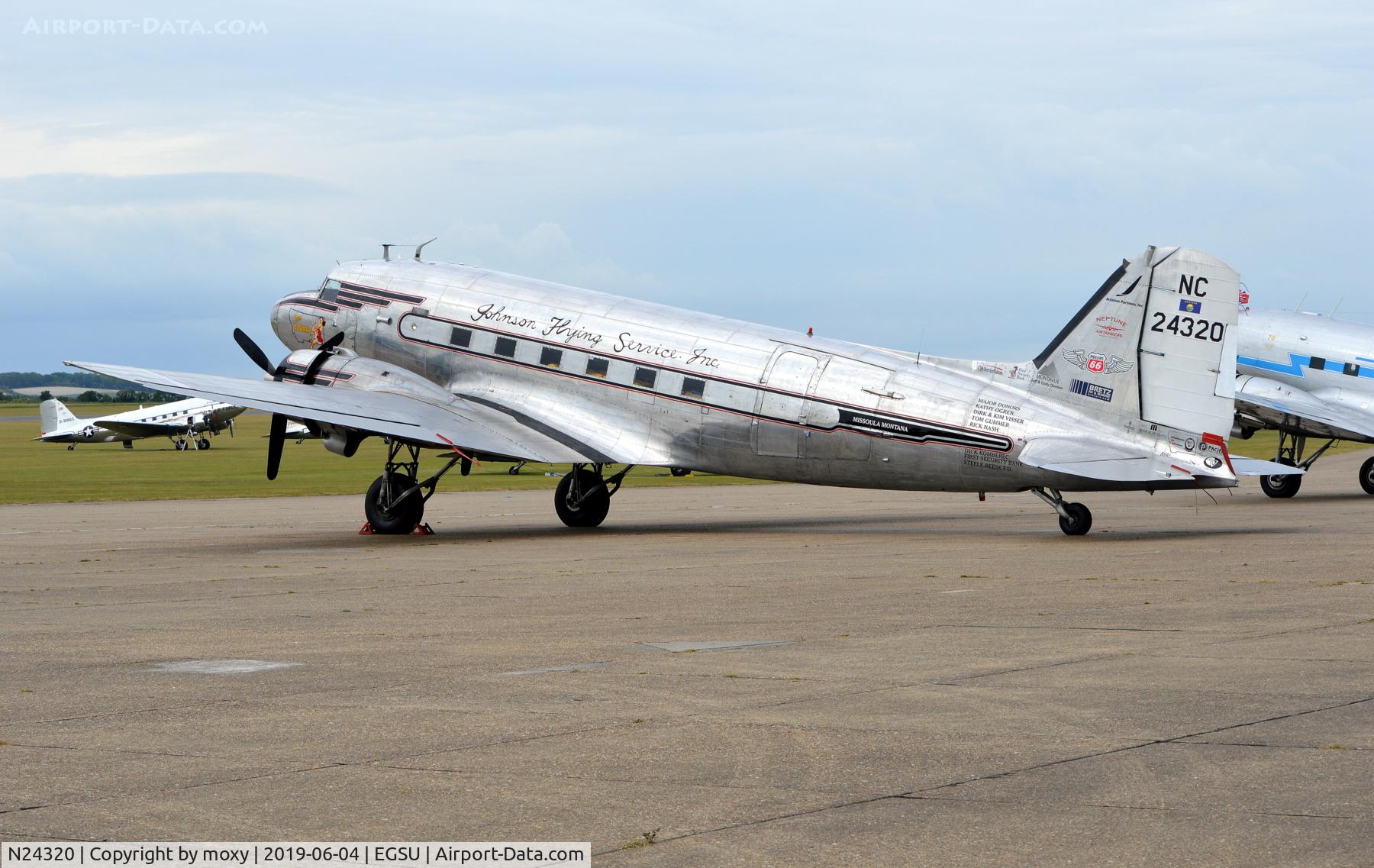 N24320, 1944 Douglas DC-3A-S1C3G C/N 20197, Douglas DC-3A-S1C3G at Duxford.