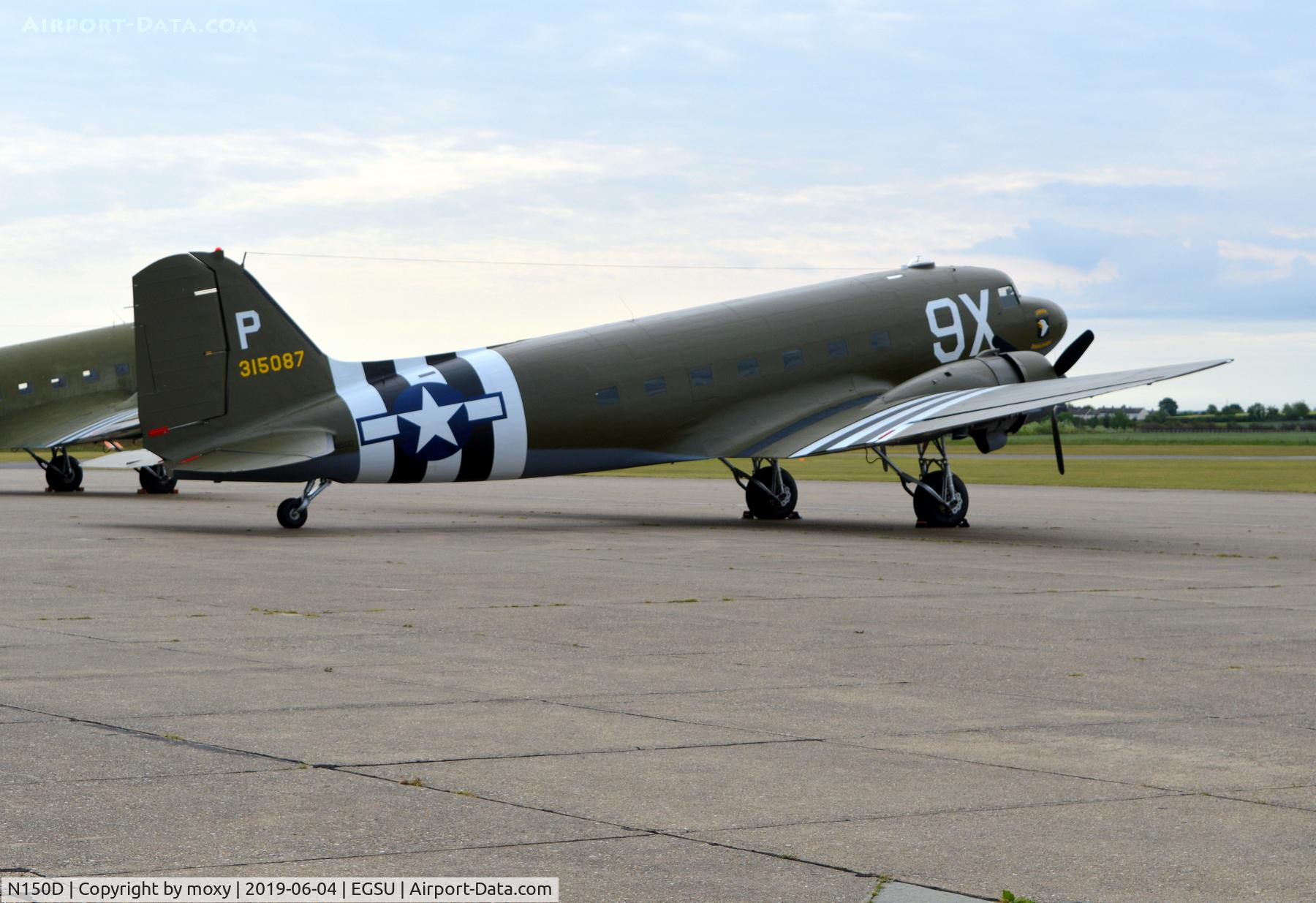 N150D, 1944 Douglas DC3C-S1C3G (C-47A) C/N 20195, Douglas C-47 at Duxford. Marked as 315087. Ex IDF serial 14321
