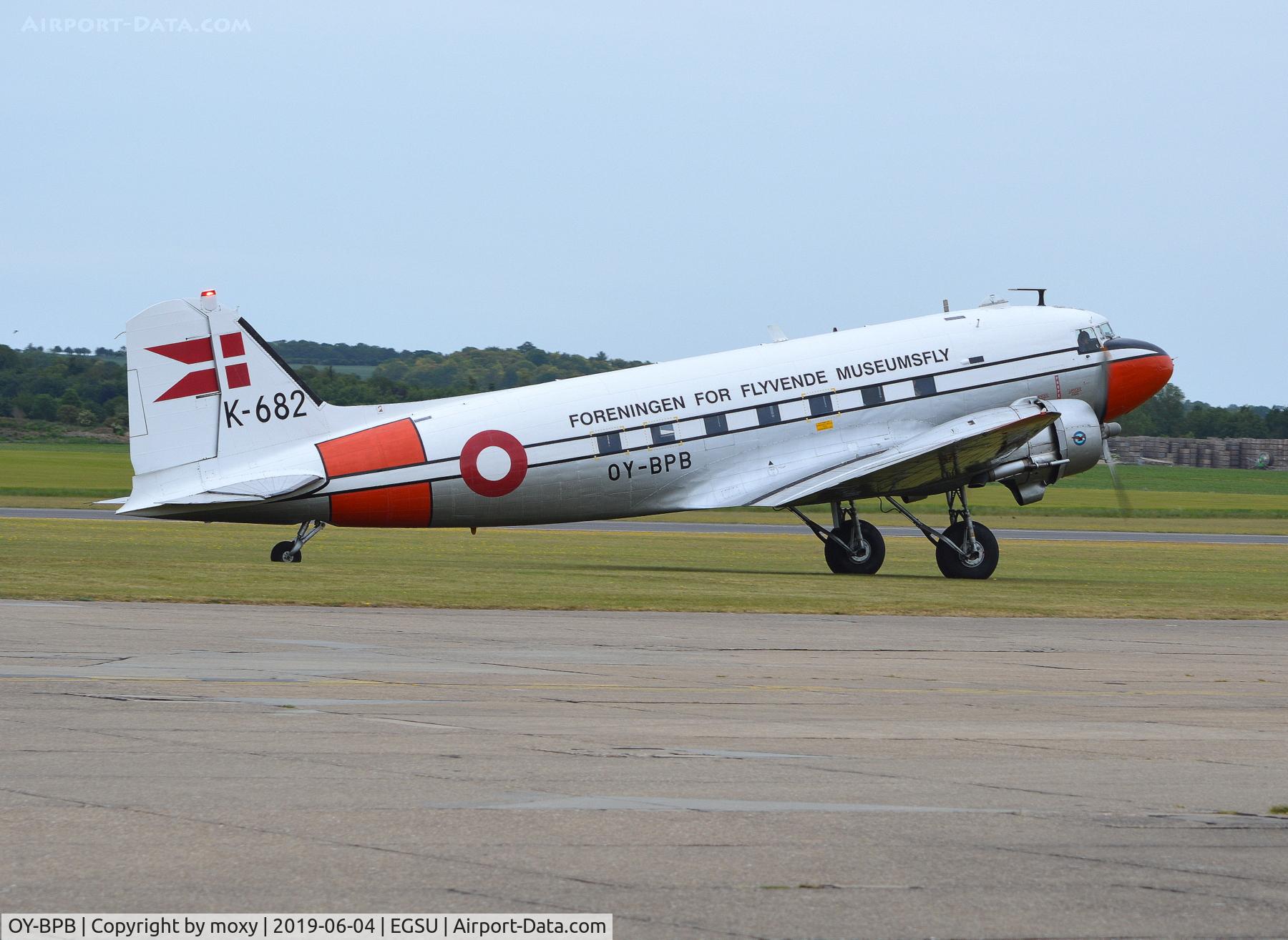OY-BPB, 1943 Douglas C-47A-85-DL (DC-3A) Skytrain C/N 20019, Douglas C-47A-85-DL Skytrain at Duxford.