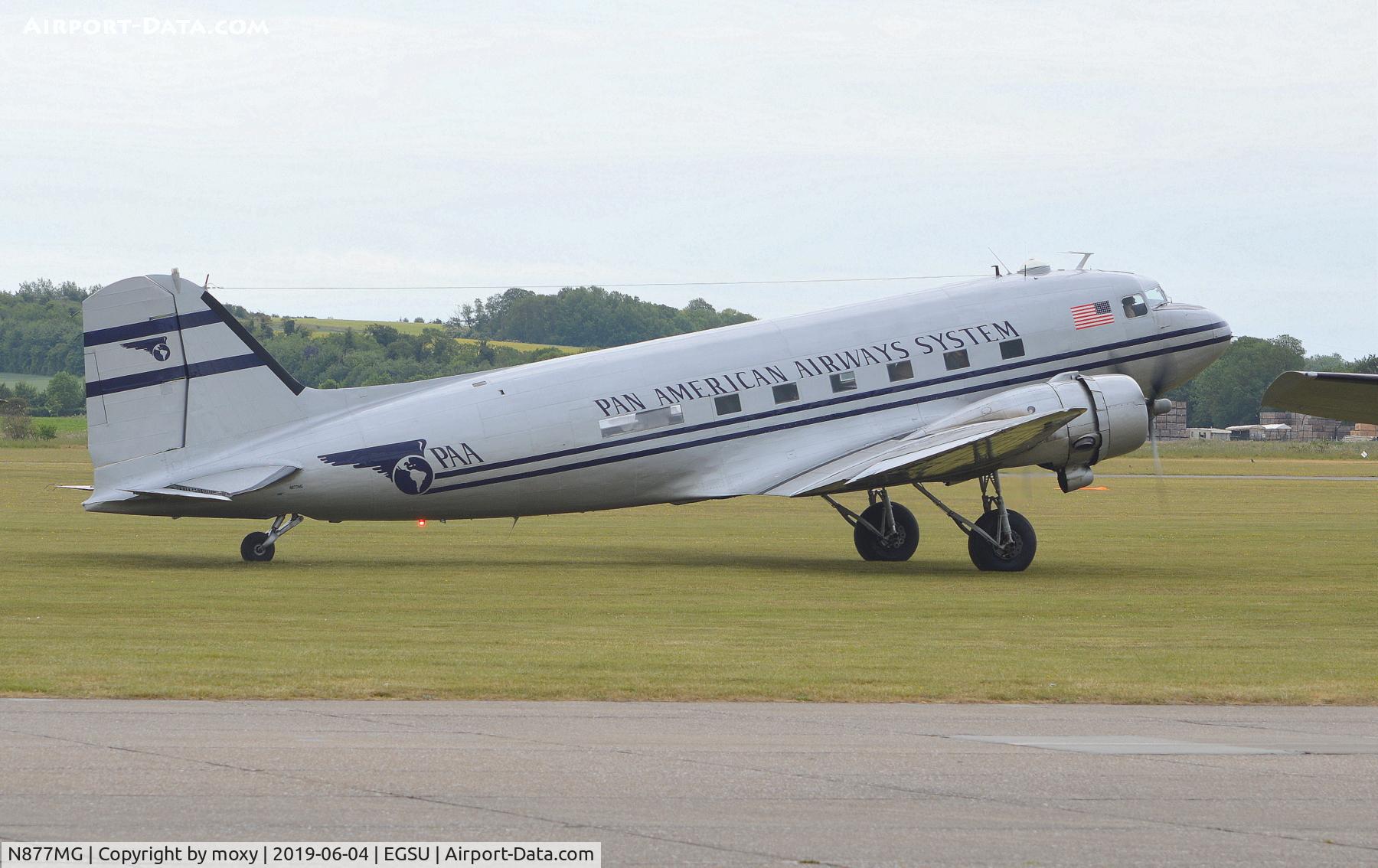 N877MG, 1949 Douglas DC-3C C/N 20806, Douglas DC-3C at Duxford.