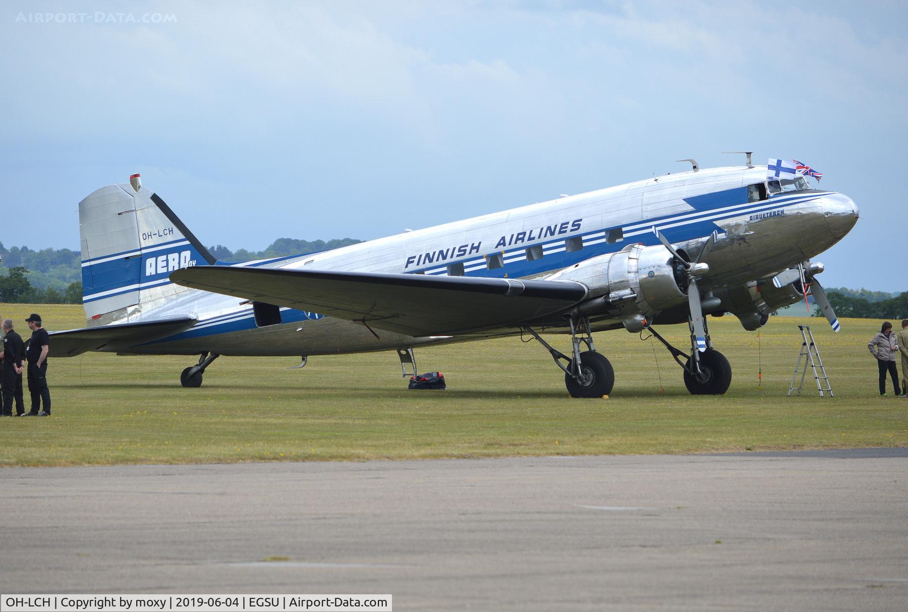 OH-LCH, 1942 Douglas C-53C Skytrooper C/N 6346, Douglas C-53C Skytrooper at Duxford.