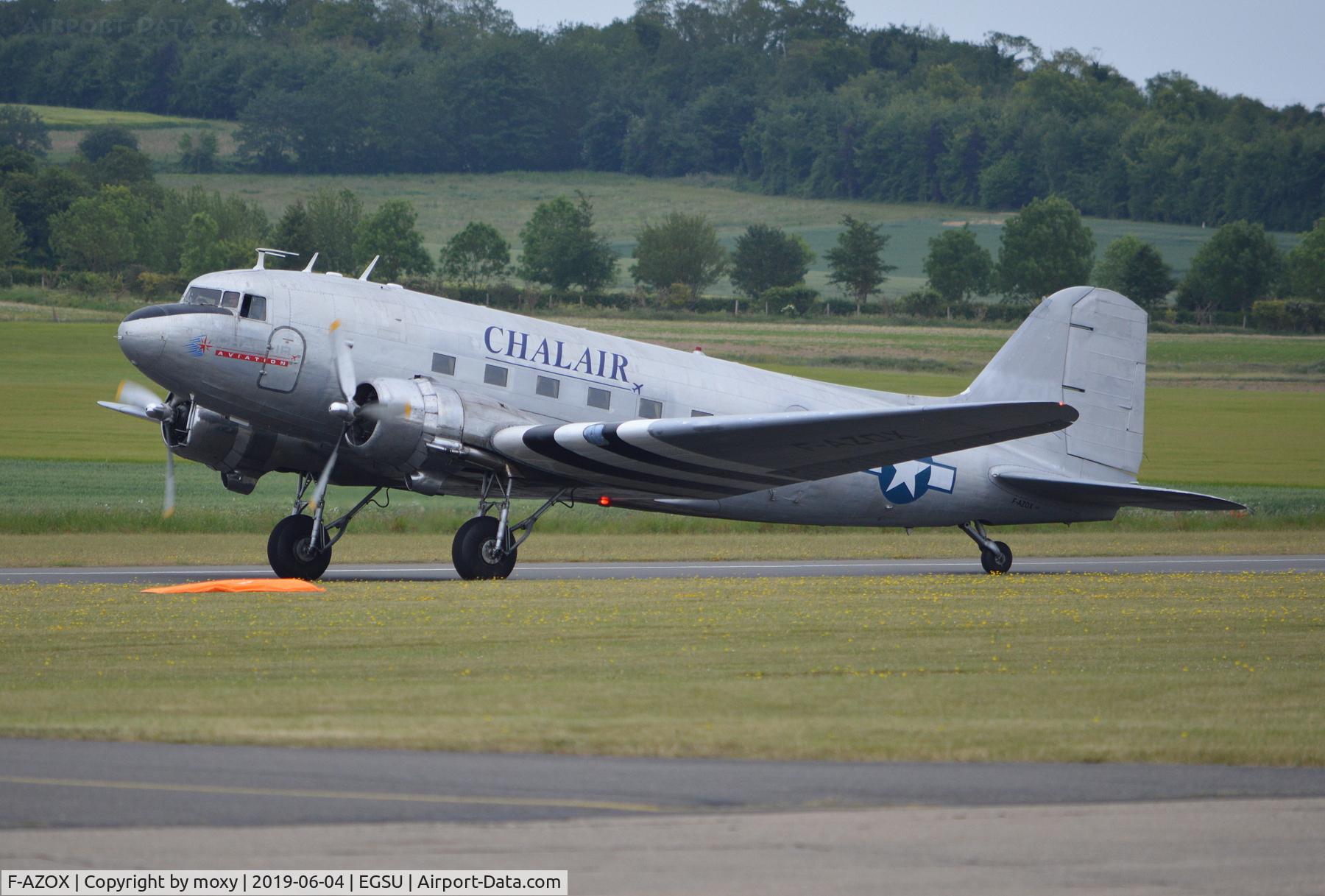 F-AZOX, 1945 Douglas DC-3C-S1C3G (C-47B-35-DK) C/N 16604, Douglas DC-3C-S1C3G at Duxford.