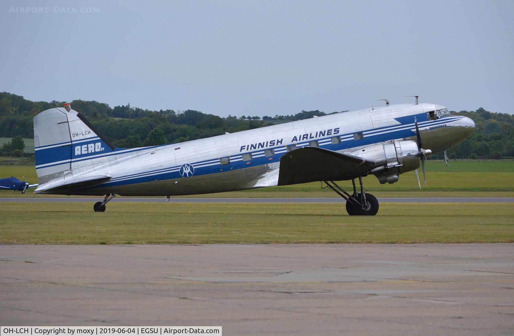 OH-LCH, 1942 Douglas C-53C Skytrooper C/N 6346, Douglas C-53C Skytrooper at Duxford.