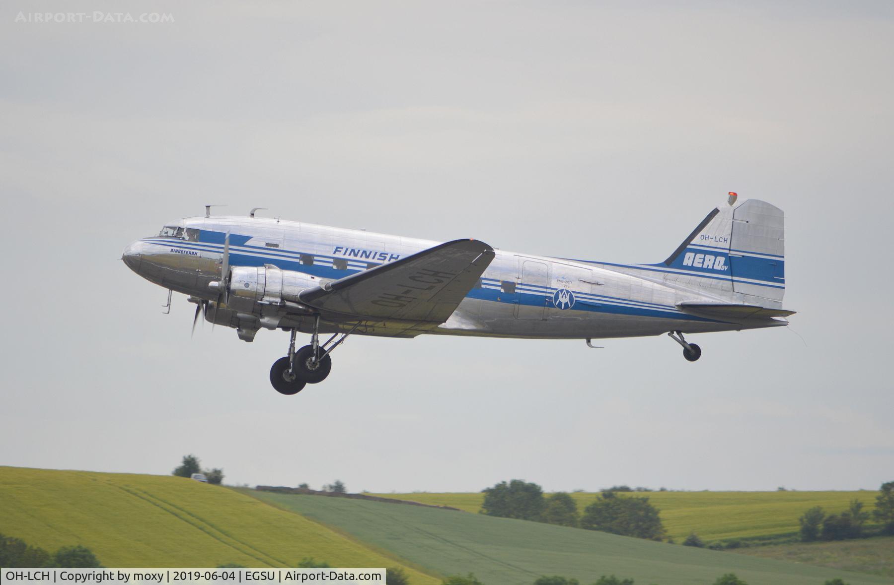 OH-LCH, 1942 Douglas C-53C Skytrooper C/N 6346, Douglas C-53C Skytrooper at Duxford.