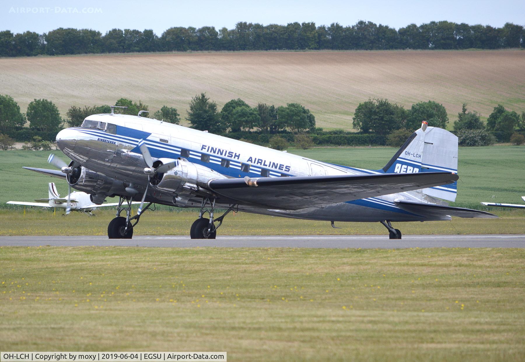 OH-LCH, 1942 Douglas C-53C Skytrooper C/N 6346, Douglas C-53C Skytrooper at Duxford.