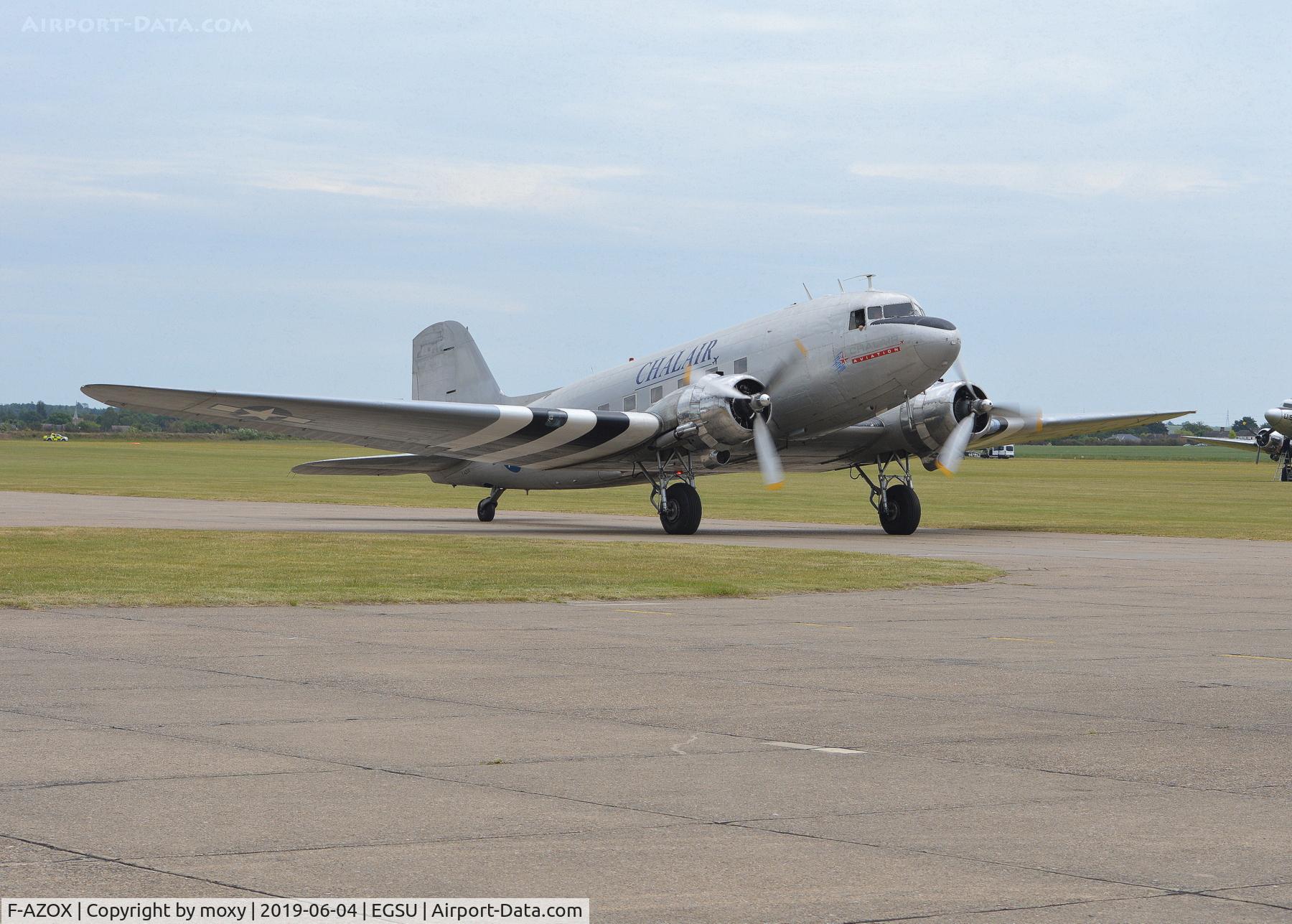 F-AZOX, 1945 Douglas DC-3C-S1C3G (C-47B-35-DK) C/N 16604, Douglas DC-3C-S1C3G at Duxford.