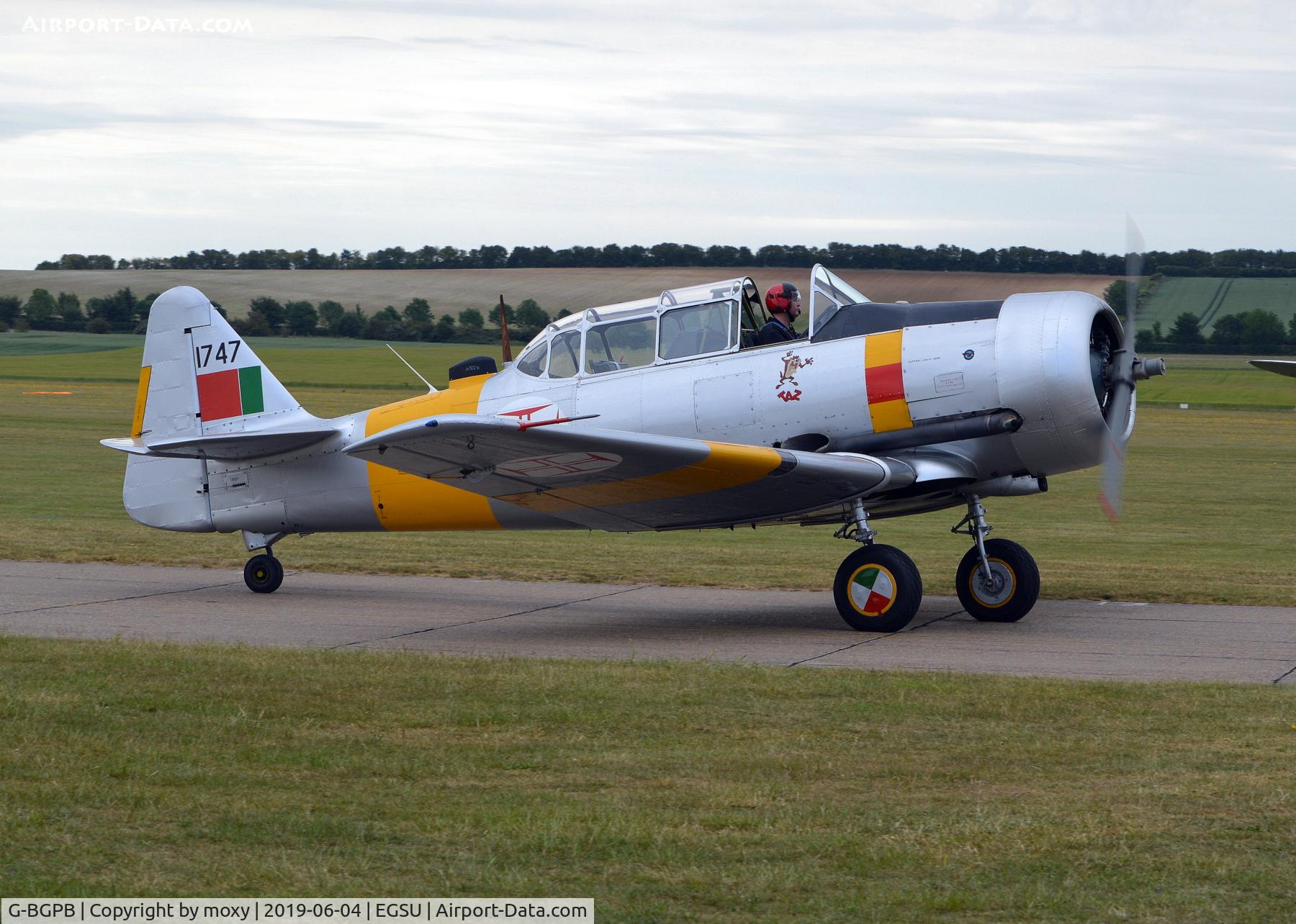 G-BGPB, 1953 Canadian Car & Foundry T-6 Harvard Mk.4 C/N CCF4-538, Canadian Car & Foundry T-6 Harvard Mk.4 at Duxford.